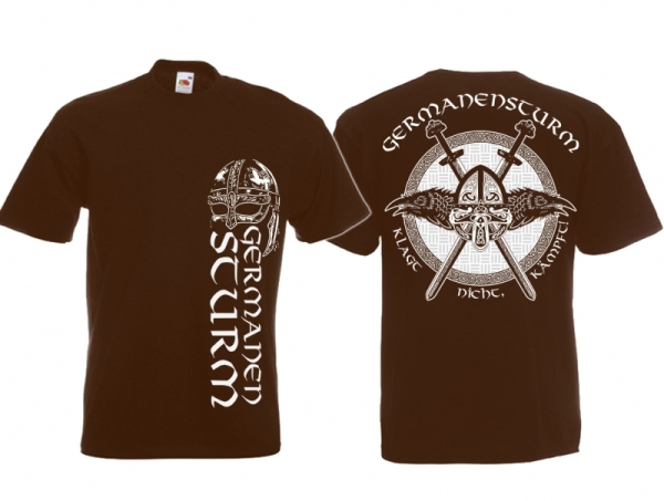 T-Hemd - Germanensturm - braun T-Hemd - Germanensturm - braun
