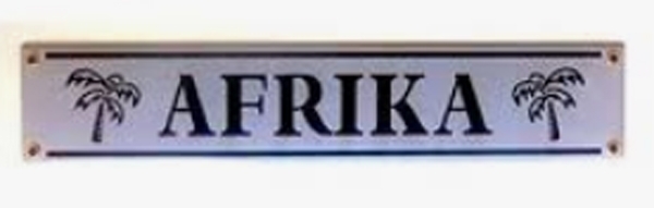 Emailleschild - Afrika Korps Emailleschild - Afrika Korps