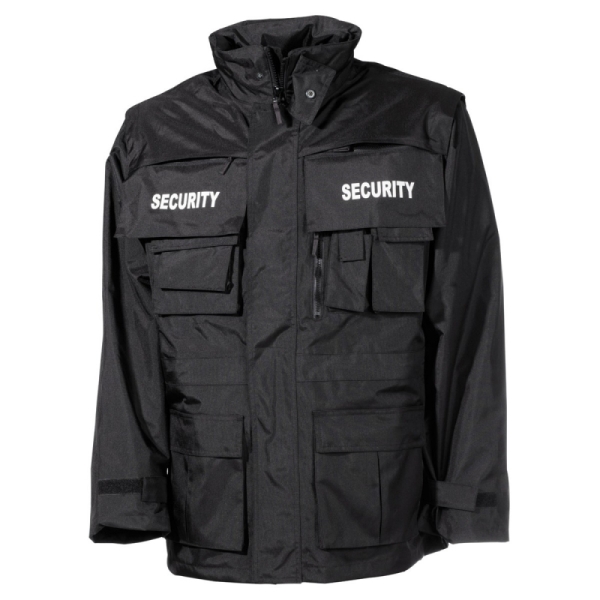 Jacke - Security - schwarz - wasserdicht / antistatisch