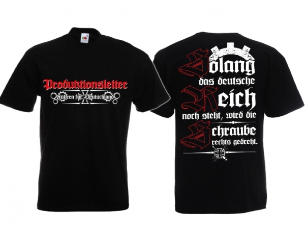 T-Hemd - Produktionsleiter T-Hemd - Produktionsleiter