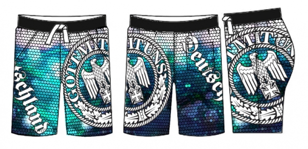 +++ANGEBOT+++ Premium Badehose - Deutschland + GRATIS Flip Flops Sonnenbraun (Wert 19,90€)
