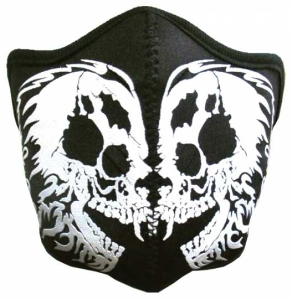 Biker Maske - Tribal Skull Biker Maske - Tribal Skull