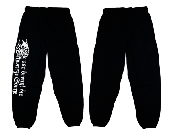 Jogginghose - In uns brennt die Schwarze Sonne - weiß Jogginghose - In uns brennt die Schwarze Sonne - weiß
