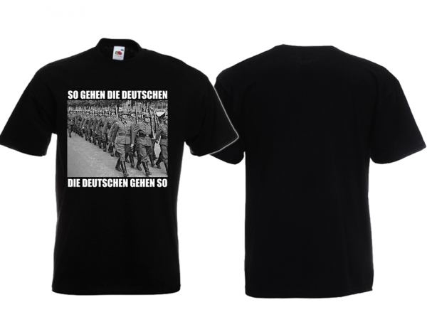 Frauen T-Shirt - So gehen die Deutschen - schwarz Frauen T-Shirt - So gehen die Deutschen - schwarz