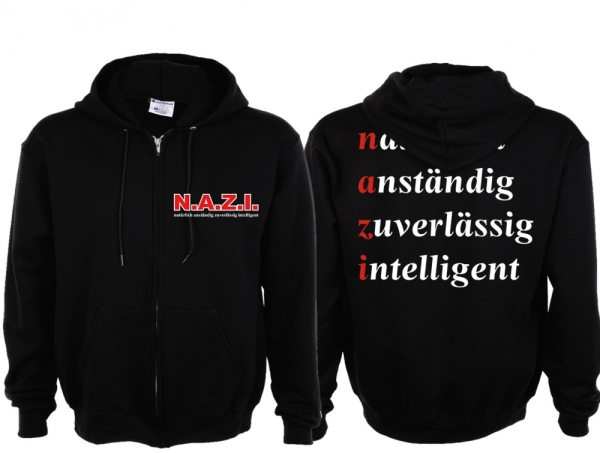 Kapuzenjacke - N.A.Z.I. - Motiv 1 Kapuzenjacke - N.A.Z.I. - Motiv 1