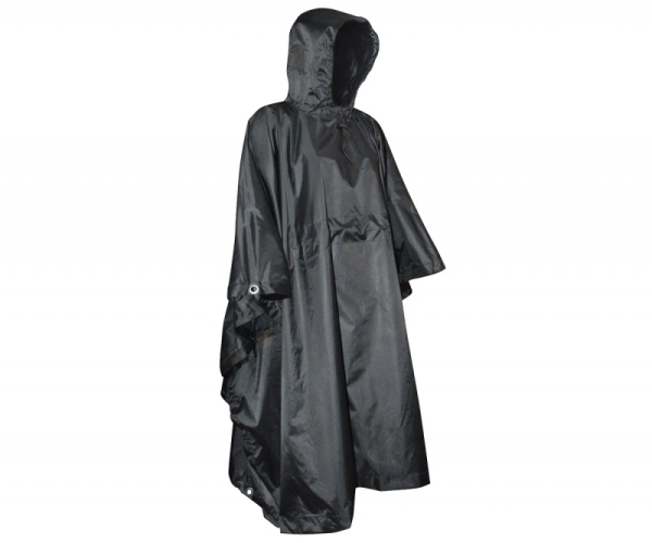 Regenponcho CI Rip Stop - schwarz Regenponcho CI Rip Stop - schwarz