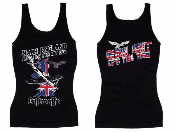 Frauen Top - Nach England fliege ich nur mit der Luftwaffe Frauen Top - Nach England fliege ich nur mit der Luftwaffe