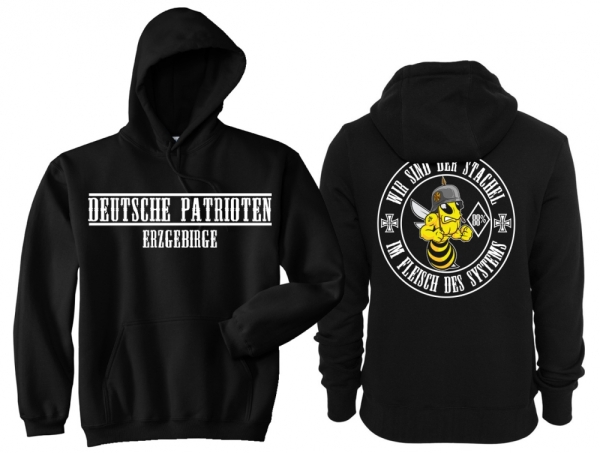 Kapuzenpullover - Deutsche Patrioten - Erzgebirge Kapuzenpullover - Deutsche Patrioten - Erzgebirge