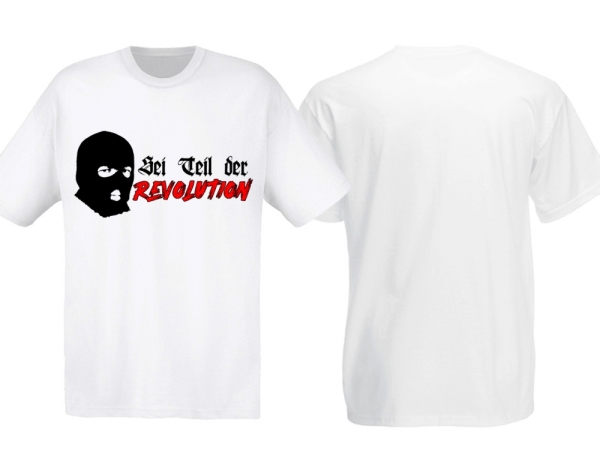 Frauen T-Shirt - Sei Teil der Revolution - weiß Frauen T-Shirt - Sei Teil der Revolution - weiß