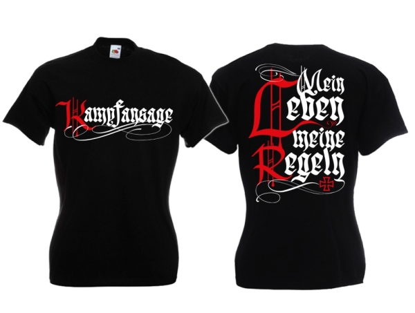 Frauen T-Shirt - Kampfansage - schwarz Frauen T-Shirt - Kampfansage - schwarz
