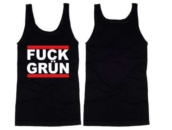 Muskelshirt/Tank Top - Fuck Grün Muskelshirt/Tank Top - Fuck Grün