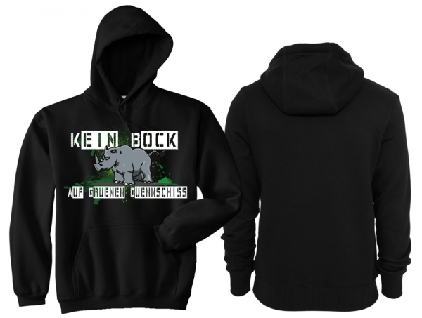 Kapuzenpullover - Kein Bock auf grünen Dünnschiss Kapuzenpullover - Kein Bock auf grünen Dünnschiss