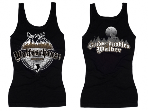 Frauen Top - Wolfsschanze - schwarz Frauen Top - Wolfsschanze - schwarz