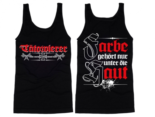 Muskelshirt/Tank Top - Tatowierer - Farbe gehört unter die Haut Muskelshirt/Tank Top - Tatowierer - Farbe gehört unter die Haut
