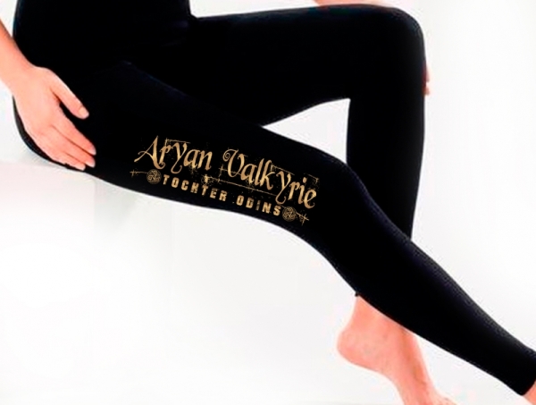 Frauen - Leggings - Valkyrie - Tochter Odins - schwarz