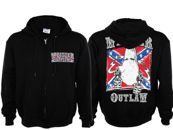 Kapuzenjacke - Weisser Outlaw Kapuzenjacke - Weisser Outlaw