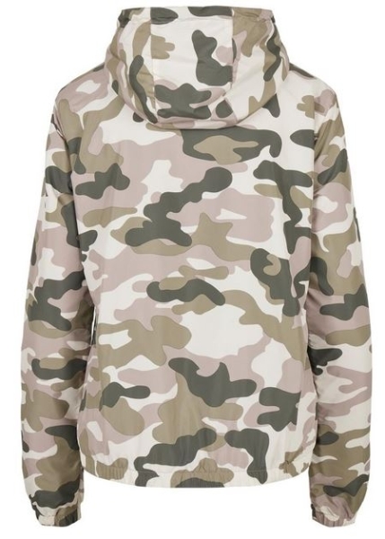 Frauen Überziehjacke - Ladies Camo Pull Over Jacket - duskrose camo