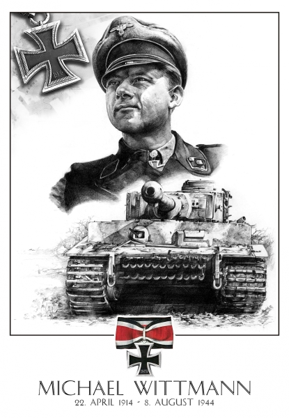 Poster - Kunstdruck - Michael Wittmann - 48x33cm Poster - Kunstdruck - Michael Wittmann - 48x33cm