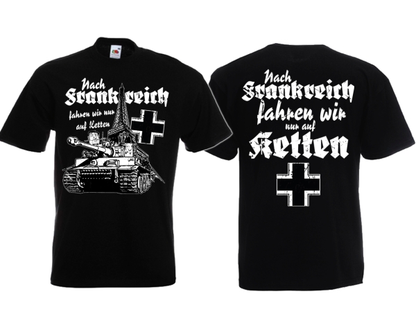 Frauen T-Shirt - Nach Frankreich fahr ich nur auf Ketten Frauen T-Shirt - Nach Frankreich fahr ich nur auf Ketten