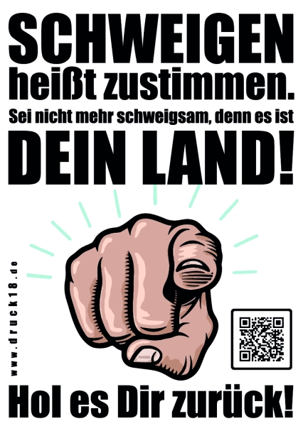Hol dir dein Land zurück! - Aufkleber Paket 10 Stück Hol dir dein Land zurück! - Aufkleber Paket 10 Stück