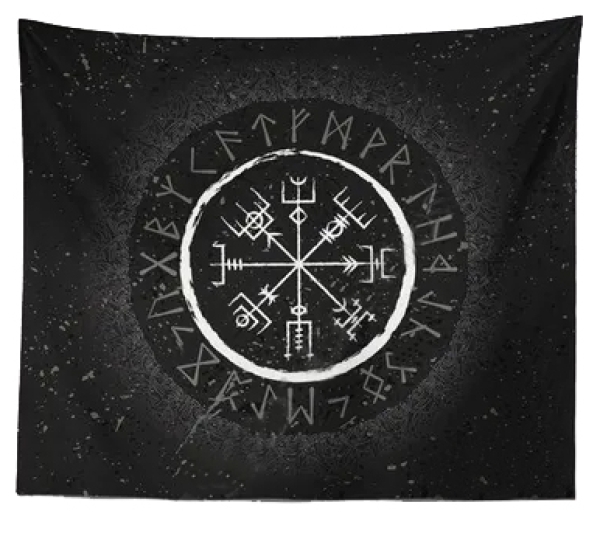 Wanddekoration - Tuch - Rise to North - 200x150cm Wanddekoration - Tuch - Rise to North - 200x150cm