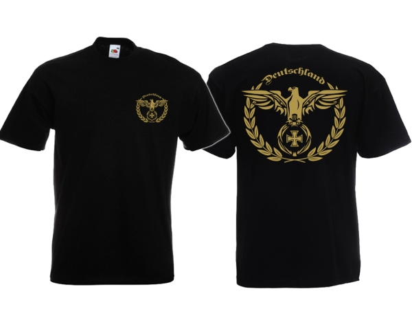 Frauen T-Shirt - Phoenix - Deutschland - Motiv 4 - schwarz/gold Frauen T-Shirt - Phoenix - Deutschland - Motiv 4 - schwarz/gold