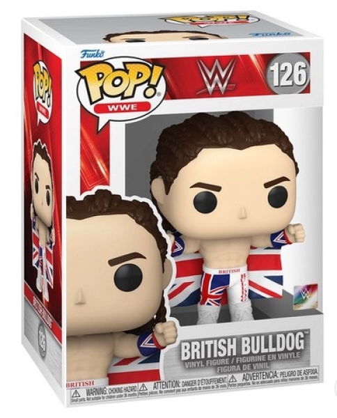 Funko Pop - WWE - British Bulldog +++EINZELSTÜCK+++ Funko Pop - WWE - British Bulldog +++EINZELSTÜCK+++