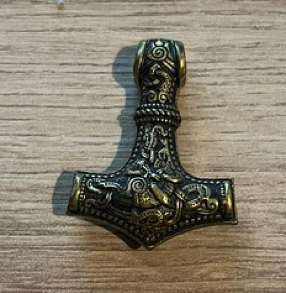 Halskette - Thors Hammer - Bronzeoptik +++EINZELSTÜCK+++