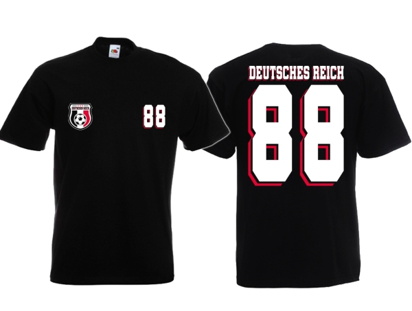 Frauen T-Shirt - Fußball - Deutsches Reich - Trikot 88 - Motiv 1 Frauen T-Shirt - Fußball - Deutsches Reich - Trikot 88 - Motiv 1