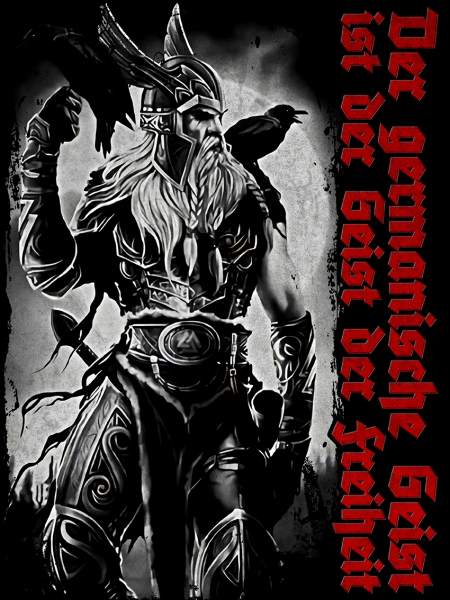 Blechschild - 20x30cm - Der germanische Geist ist der Geist der Freiheit Blechschild - 20x30cm - Der germanische Geist ist der Geist der Freiheit