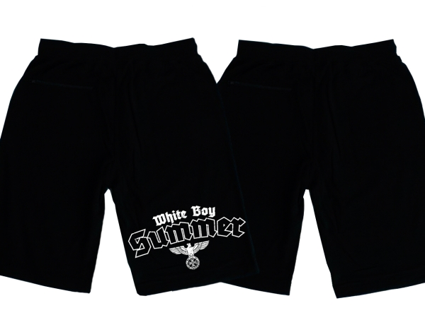 Short - White Boy Summer - Reichsadler - schwarz/weiß Short - White Boy Summer - Reichsadler - schwarz/weiß