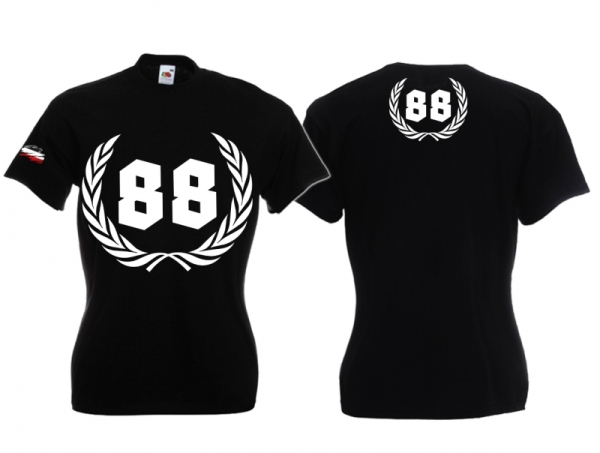 Frauen T-Shirt - 88 - schwarz Frauen T-Shirt - 88 - schwarz