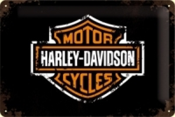 Blechschild - Harley Davidson - Paint Logo 20x30cm (163) Blechschild - Harley Davidson - Paint Logo 20x30cm (163)