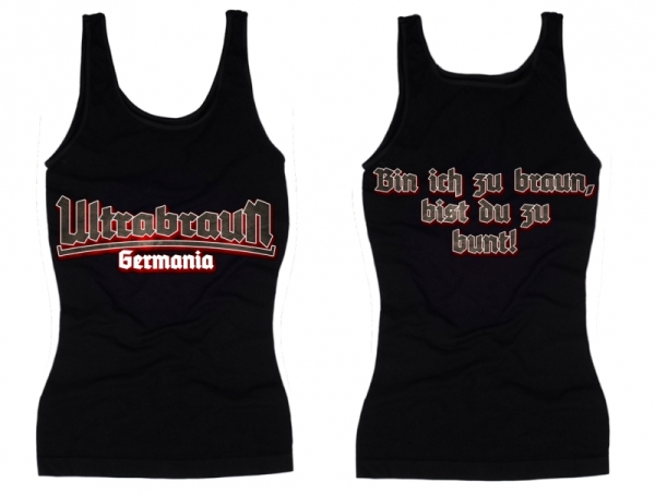 Frauen Top - Ultrabraun - schwarz Frauen Top - Ultrabraun - schwarz