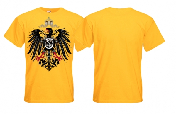 T-Hemd - alter Reichsadler - Motiv1 - gelb T-Hemd - alter Reichsadler - Motiv1 - gelb