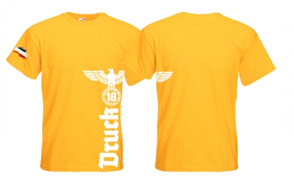 Frauen T-Shirt - Druck18 - gelb Frauen T-Shirt - Druck18 - gelb