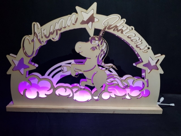 Lichterbogen LED - Aryan Unicorn - Handarbeit