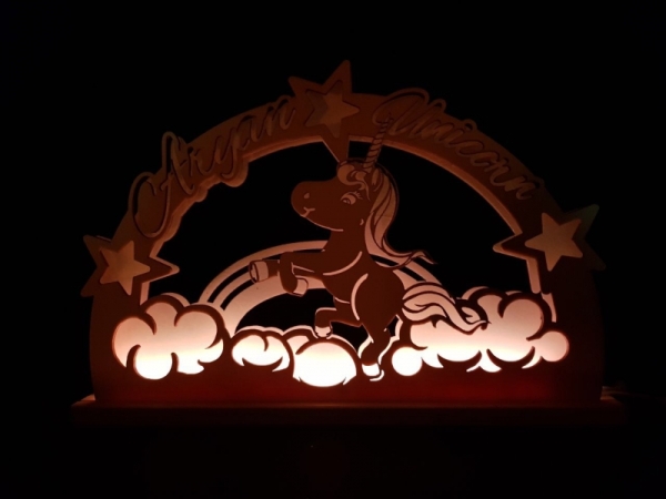 Lichterbogen LED - Aryan Unicorn - Handarbeit