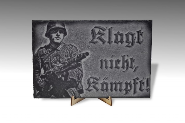 Schieferplatte - Klagt nicht, kämpft