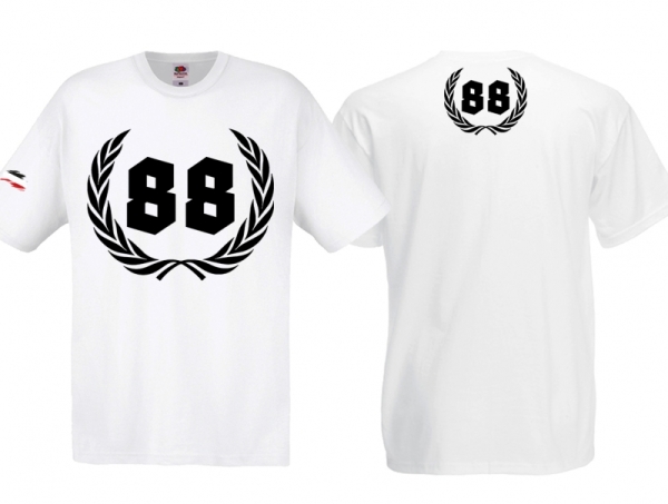 Frauen T-Shirt - 88 - weiß Frauen T-Shirt - 88 - weiß