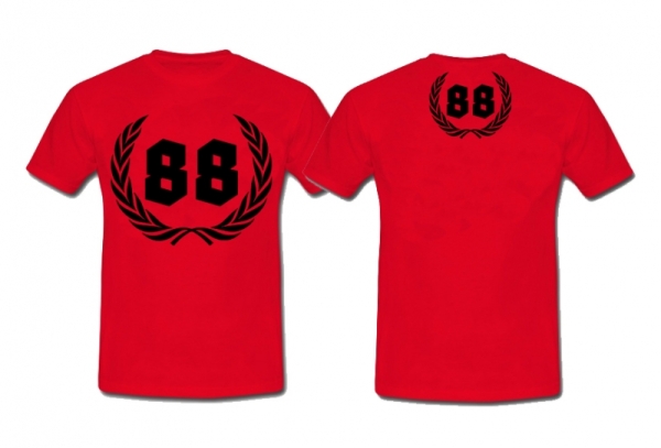 Frauen T-Shirt - 88 - rot Frauen T-Shirt - 88 - rot