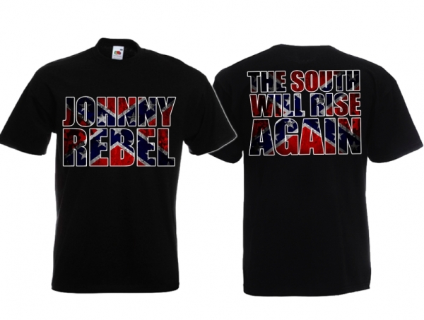 Frauen T-Shirt - Johnny Rebel - schwarz Frauen T-Shirt - Johnny Rebel - schwarz