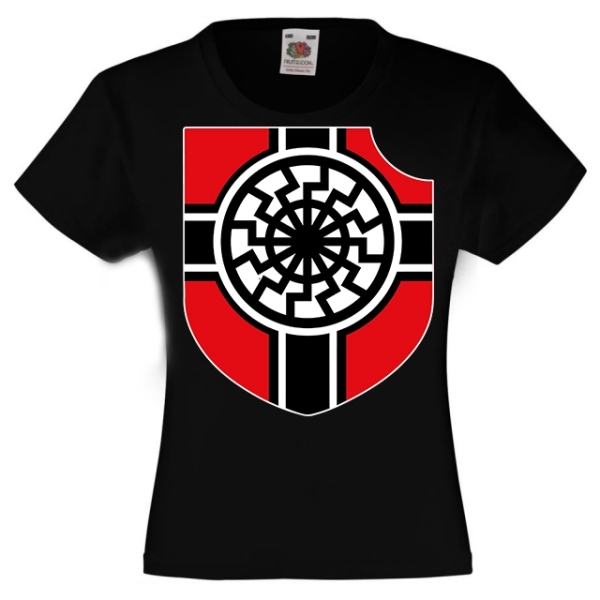 Kinder T-Shirt - Schwarze Sonne mit Wappen - schwarz Kinder T-Shirt - Schwarze Sonne mit Wappen - schwarz