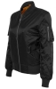 Frauen - Bomberjacke - schwarz