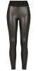 Frauen - Leggings - Leather High Waist - schwarz