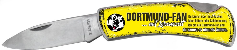 Taschenmesser - Dortmund Fan DM24