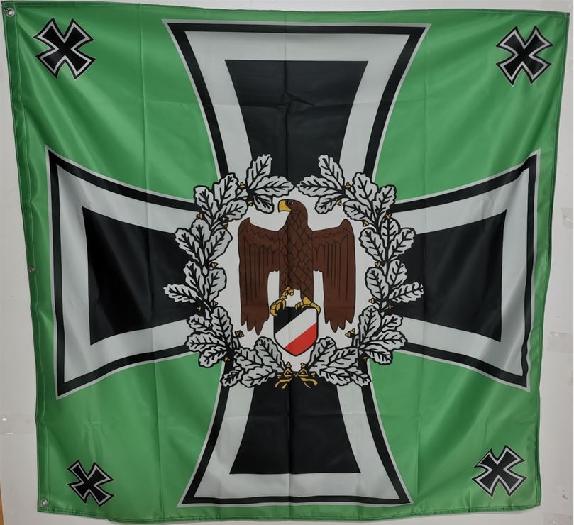 Standarte der Wehrmacht - Regimentsfahne - grün