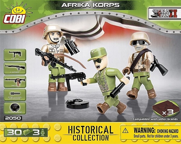 Bausatz - Deutsche Soldaten - Afrika Korps - Serie 2 - 2050