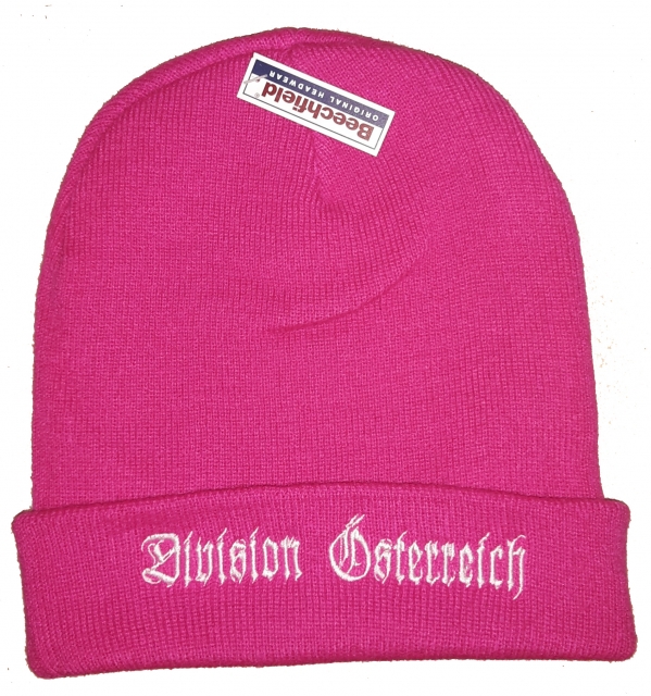 Mütze - Division Österreich - pink