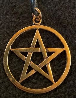Anhänger - Drudenfuß Pentagramm - Bronze